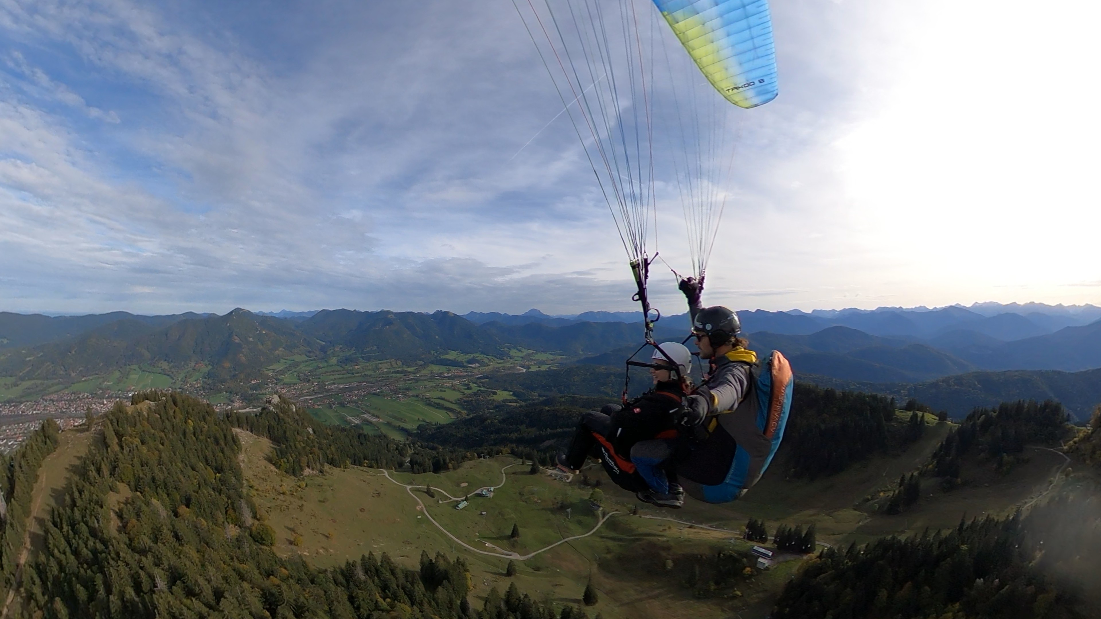 Tandem Paragliding Brauneck - Gleitschirmfliegen